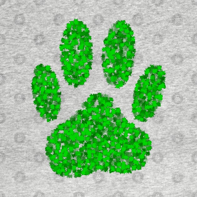 Foliage Dog Paw by Braznyc